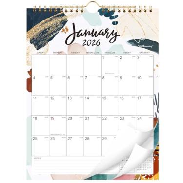 Imagem de Calendário de parede 2024 - calendário de parede 2024 de janeiro de 2024 a dezembro de 2024, 21,5 x 28 cm, calendário de 12 meses de 2024, encadernação de fio duplo, papel grosso, datas julianas - perfeito para organizar sua vida diária