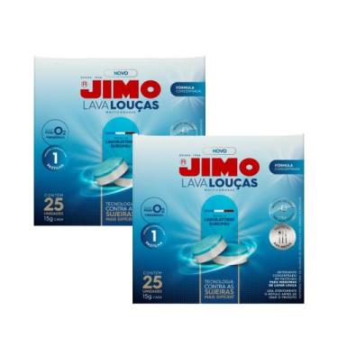 Imagem de Kit 2 Lava Louça Pastilha 25x15g Detergente Para Lava Louças Alta Efic