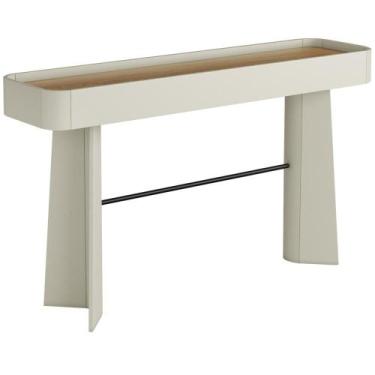 Imagem de Aparador Para Sala De Estar Orgânico Industrial Alef I03 Louro Luna Pr