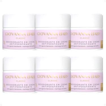 Imagem de Kit Giovanna Baby Classic: 6 Desodorantes em Creme Antiperspirante 55g