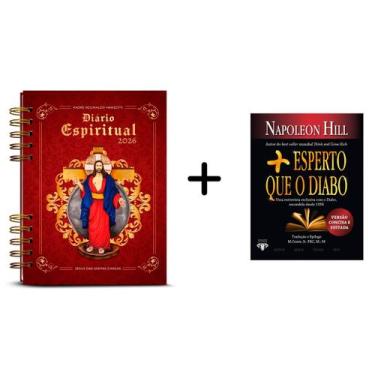 Imagem de Pacote Especial, Diário Espiritual 2026 Pe. Reginaldo Manzotti Capa Cl