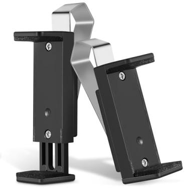 Imagem de MAGICLULU 2 Clipes para Controle Remoto de Porta de Garagem, Suporte para Viseira, Suporte Ajustável para Controle Remoto de Porta, Clipes Universais para Viseira Solar para Carros, Preto, 2,75 X