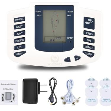 Imagem de Aparelho De Fisioterapia Choque Massageador Elétrico Profissional com Eletrodos – Alívio Imediato de Dores Musculares e Estresse Aparelho para Fisioterapia em Casa Alívio Imediato – Premium