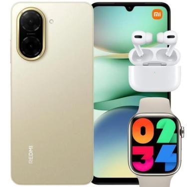 Imagem de Smartphone A5 Câmera dupla 32MP 128GB  64GB 8GB RAM 5200mAh Celular De