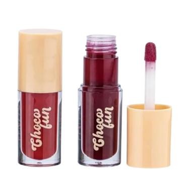 Imagem de Tint Cream Choco Fun, Tint Labial com Aroma de Chocolate, Batom, Gloss, com Pantenol e Vitamina E - Maquiagem (Sensação)
