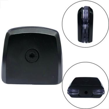 Imagem de Suporte Centro P/ Vidro Guarda Corpo Sacada 1329 Preto - Mettallfleck