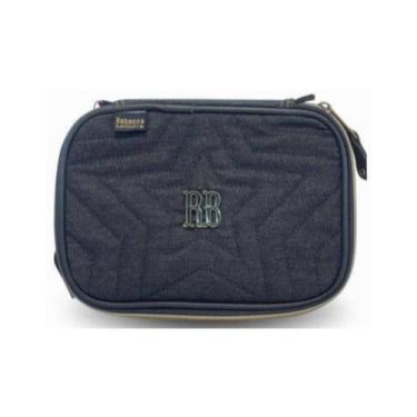 Imagem de Estojo Box Organizador 100 Pens RB27026 Jeans Lançamento 2026 Rebecca 