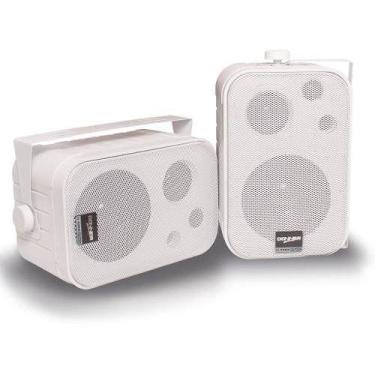 Imagem de Par De Caixas Acústica Ambiente Donner Sp400 60 W Rms Branca - Branco 
