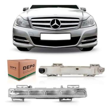 Imagem de Lanterna Milha Mercedes C180  C200 / 2011 A 2013  Lado Esquerdo (Motor