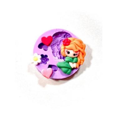 Imagem de F1356 molde de silicone princesa valente confeitaria biscuit - confeit