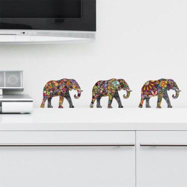 Imagem de Adesivo de Parede - Elefantes - 203anp - Allodi