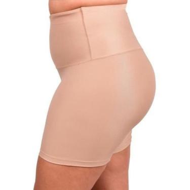 Imagem de Shorts Modelador Less Now Cintura Alta Plus Size Do G1 Ao G3, G1, Nude