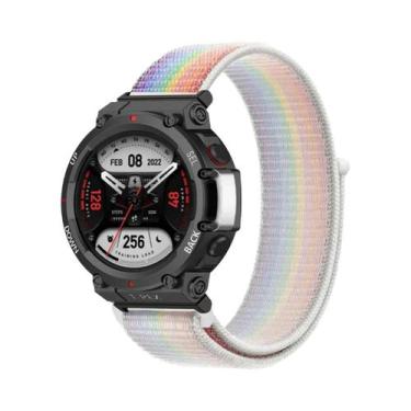 Imagem de Pulseira De Nylon Unissex Para Huami Amazfit T-REX 3/2 Smart Watch Ban