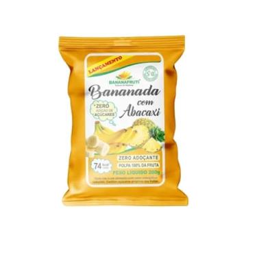 Imagem de Bananafruti, Bananinha Zero Açúcar com Abacaxi - Bananafruti - 200 g