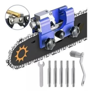 Imagem de Conjunto de afiador de motosserras +5 cabeças de motosserra para corre