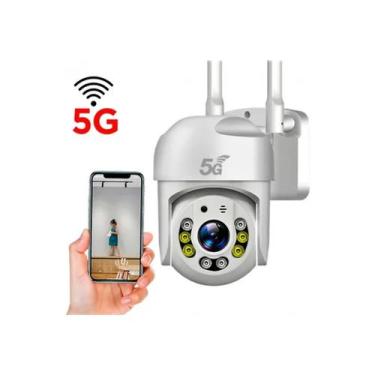 Imagem de Câmera Wifi ao ar livre 5G Night Vision Ycc365 Antena Dupla - Lightbek