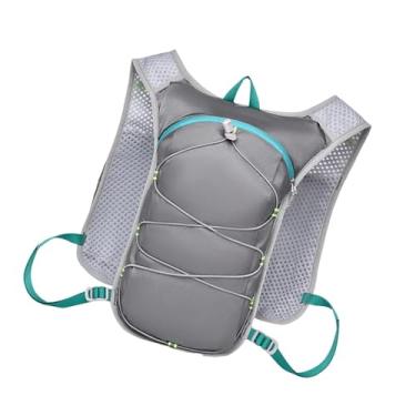 Imagem de YIJU Colete de hidratação Mochila Pacote de hidratação para caminhadas Escalada Equipamento de corrida Mochila aquática Pacote para escalada ao ar livre, Cinza