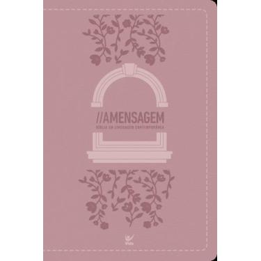 Imagem de Bíblia A Mensagem Letra Gigante Rosa - Bíblia Em Linguagem Contemporân