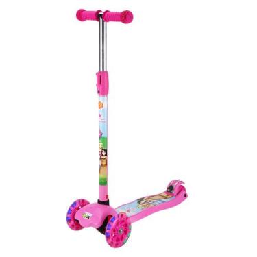Imagem de Patinete Radical Piquenique Das Princesas Com Luz 03 Rodas DM Toys