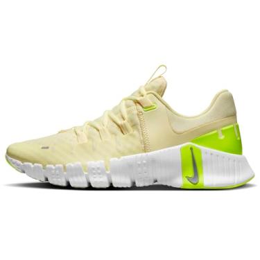 Imagem de Nike Metcon 5 feminino, Tom de citron/cinza frio - Volt-Summit branco, 42