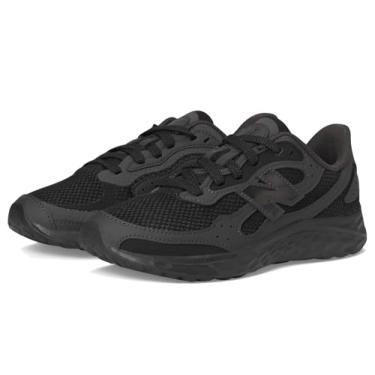 Imagem de New Balance Tênis de corrida unissex infantil Fresh Foam Arishi Lux V1 com cadarço, Cimento preto/preto, 17