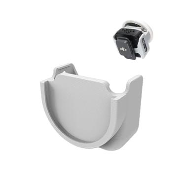 Imagem de Capa para DJI Mic Mini microfone sem fio com Airtag, protetor de silicone macio WUNIAK portátil resistente a arranhões e choque para DJI Mic Mini, branca.