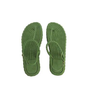 Imagem de Sandália Rasteirinha de Corda Brizza Conforto e Versátil - Lala Fashio