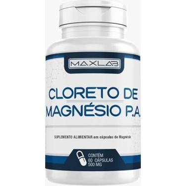 Imagem de Cloreto De Magnésio C/60 Cápsulas - Maxlab Sabor Sem Sabor