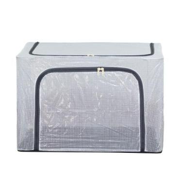 Imagem de Caixa Organizadora Multiuso Dobrável com Tampa  Prática, Versátil e Id