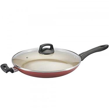 Imagem de Panelux Frigideira Francesa 32 Cereja Premium com tampa de Vidro