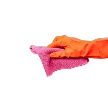 Imagem de Kit 10 Panos De Microfibra Limpa Vidro Flanela Multiuso - Pano a Pano