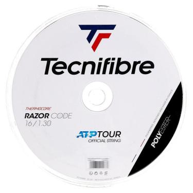 Imagem de Corda Tecnifibre Razor Code 16L 1.30mm Branca - Rolo com 200 Metros-Unissex
