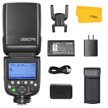Imagem de Flash Godox V860III-S para Sony com flashes TTL HSS 480 de 2,4 G