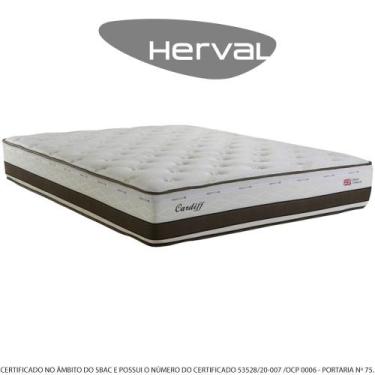Imagem de Colchão Herval Cardiff King, Molas Maxspring, 30 x 193 x 203 cm
