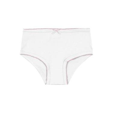 Imagem de Calcinha infantil menina em cotton Brandili, Branco, M