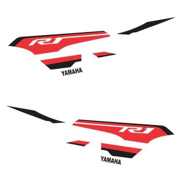 Imagem de Adesivo Protetor Tank Pad Yamaha YZF R1 2015 Lateral - Cromo Sign
