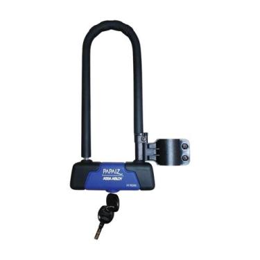 Imagem de Cadeado Trava U-lock Bicicleta Moto Papaiz Ul10/285 Reforçado Aço Carb