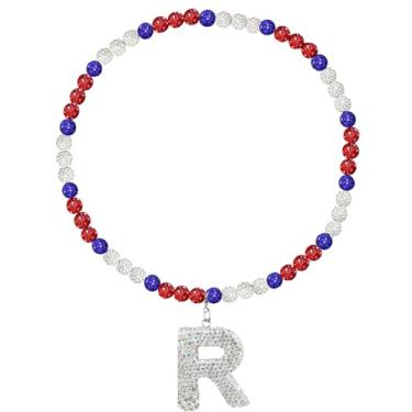 Imagem de Colar de coleção de gelo de beisebol com letras brilhantes, acessórios de beisebol com strass cintilante, para homens, meninos, coleção de diamantes brilhantes e gelo, presentes para amantes de times