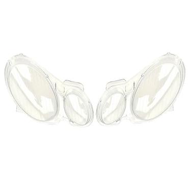 Imagem de Tbest Lente do Farol do Carro Tampa Transparente Transparente ABS Substituição para Benz E Classe W211 E280 E300 E320 E350 E500 E550 2002 a 2008 Par de esquerda.