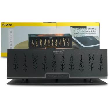 Imagem de Difusor Aromatizador De Ambientes Eletrico Simula efeito Chamas(BM084 PRETO)