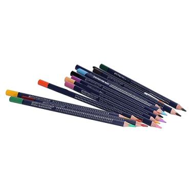 Imagem de SPYMINNPOO Conjunto de Lápis Coloridos de Alta Solubilidade Em água Com Caixa de Armazenamento de Lata, 24 Lápis Aquarela para Artistas (12 cores)