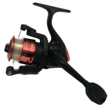 Imagem de Molinete De Pesca Ultra Light Taue Sy200 Vermelho - 3 Rolamentos Com L