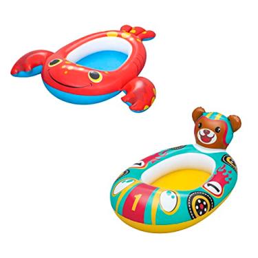 Imagem de BESTWAY Barca insuflável infantil desenhos sortidos lagosta e urso multicolorido