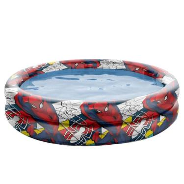 Imagem de Piscina Infantil Inflável Redonda Homem-Aranha 70L 75cm/22cm SEM Caixa