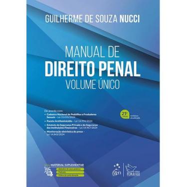 Imagem de Livro - Manual de Direito Penal - Volume Único - 21ª Edição 2025