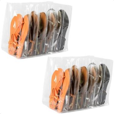 Imagem de Kit 2 Colmeia Organizadora Vertical Sapato Rasteirinha Sandália Chinel
