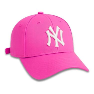 Imagem de Boné Ny New York Yankees Unissex Blogueira Fitão Regulável