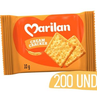 Imagem de Biscoito Cream Cracker Marilan Sache 10G - 200 Unidades