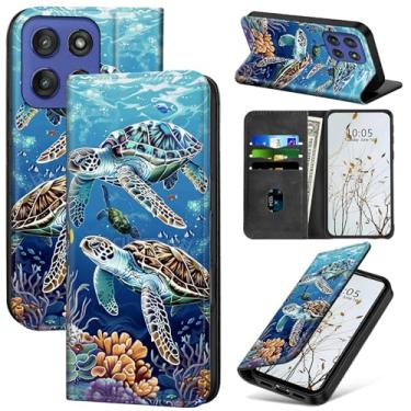 Imagem de Dikoer Capa carteira para Motorola G Stylus 5G 2025/Moto Edge 60 Stylus de 6,7 polegadas mulheres e homens, capa flip com compartimentos para cartões, fecho magnético, capas de telefone com proteção