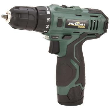 Imagem de Parafusadeira e Furadeira Britânia Hobby BPF03M Com Estojo Bivolt